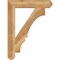 Ekena Millwork Balboa Craftsman Rough Sawn Bracket, Western Red Cedar, 4"W x 24"D x 32"H BKT04X24X32BOA04RWR - alternate 2